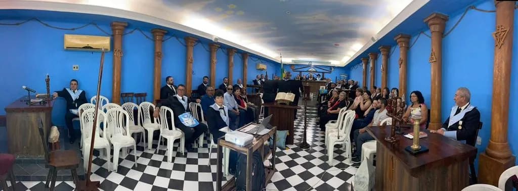 Registro fotográfico: PARTICIPAÇÃO DO GRÃO-MESTRE DO GOB-RN NA SESSÃO MAGNA PÚBLICA COMEMORATIVA REALIZADA PELA LOJA MAÇÔNICA SÃO JOSÉ Nº 17, ORIENTE DE SÃO JOSÉ DO MIPIBU/RN (GLERN).