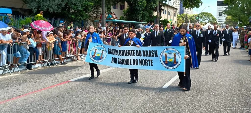 Registro fotográfico: PARTICIPAÇÃO DA FAMÍLIA GOB-RN NO DESFILE DA INDEPENDÊNCIA DO BRASIL 2026.