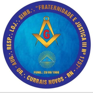 Estandarte da ARLS Fraternidade e Justiça nº 1757