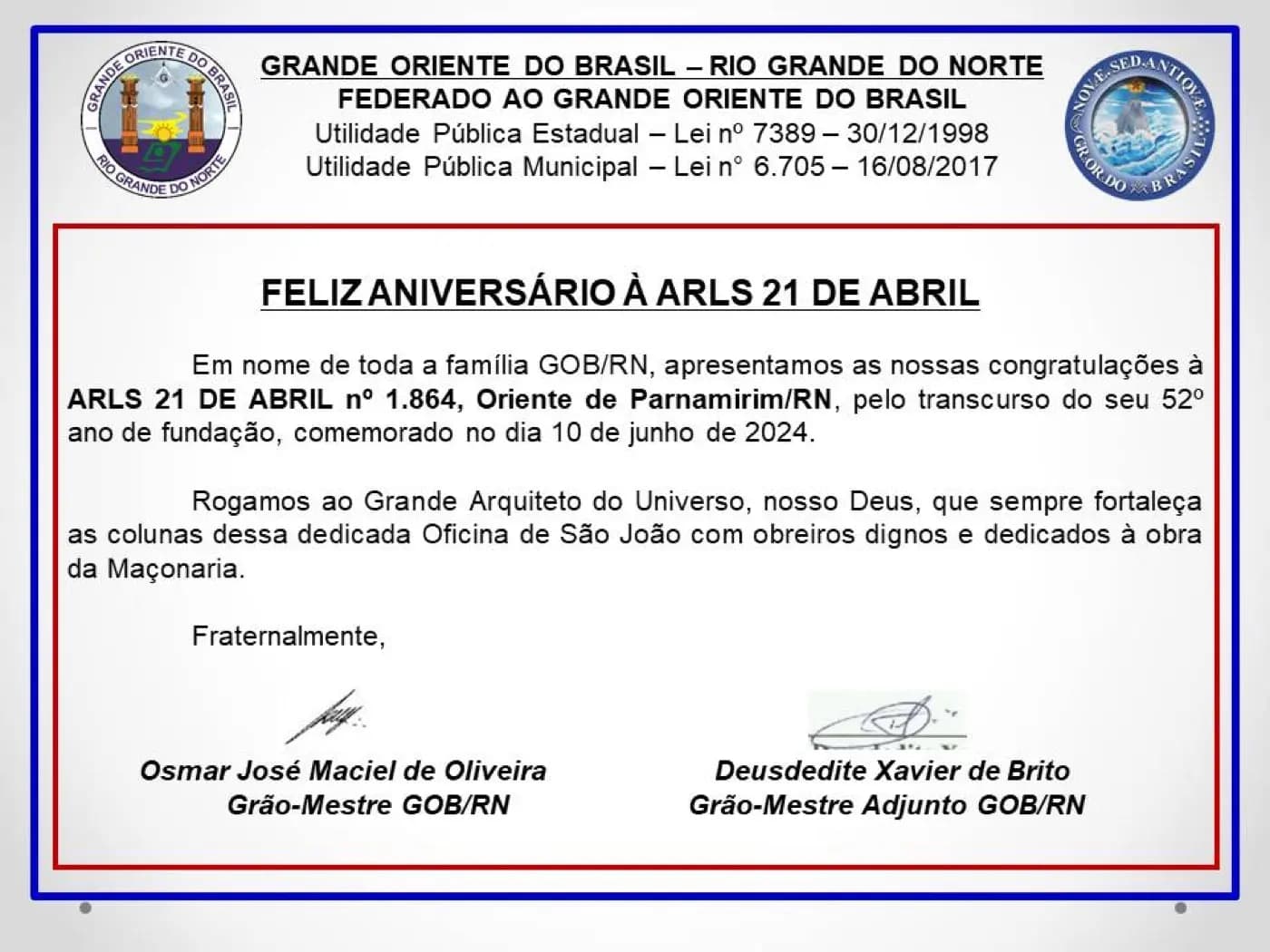Registro fotográfico: FELIZ ANIVERSÁRIO