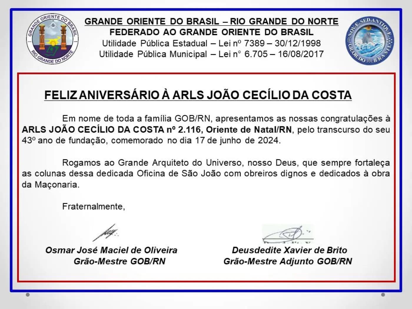 Registro fotográfico: FELIZ ANIVERSÁRIO