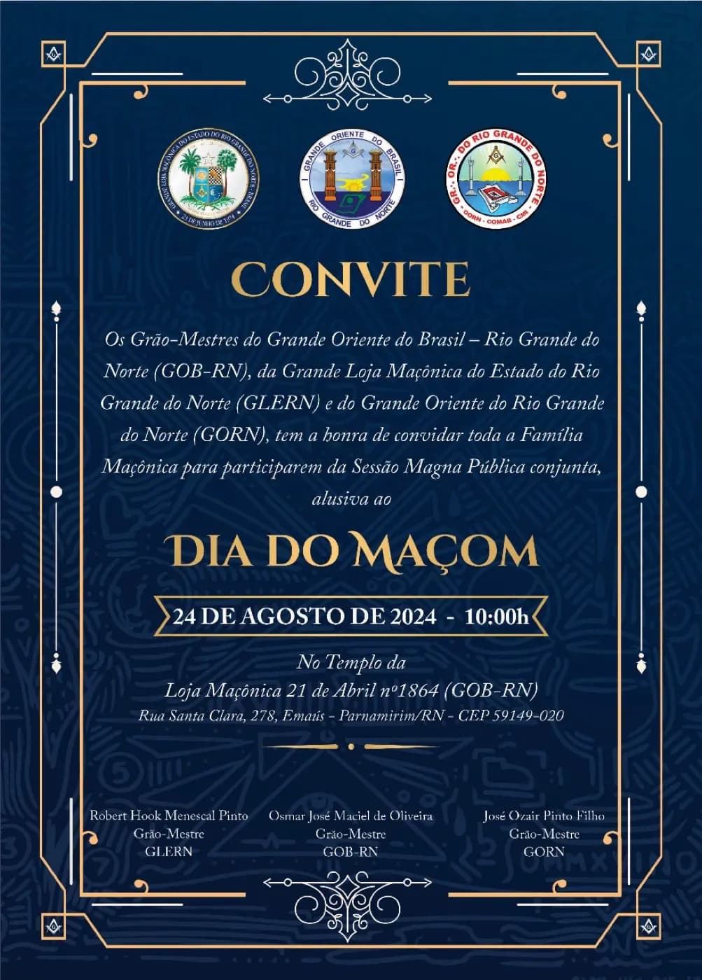 Registro fotográfico: CONVITE