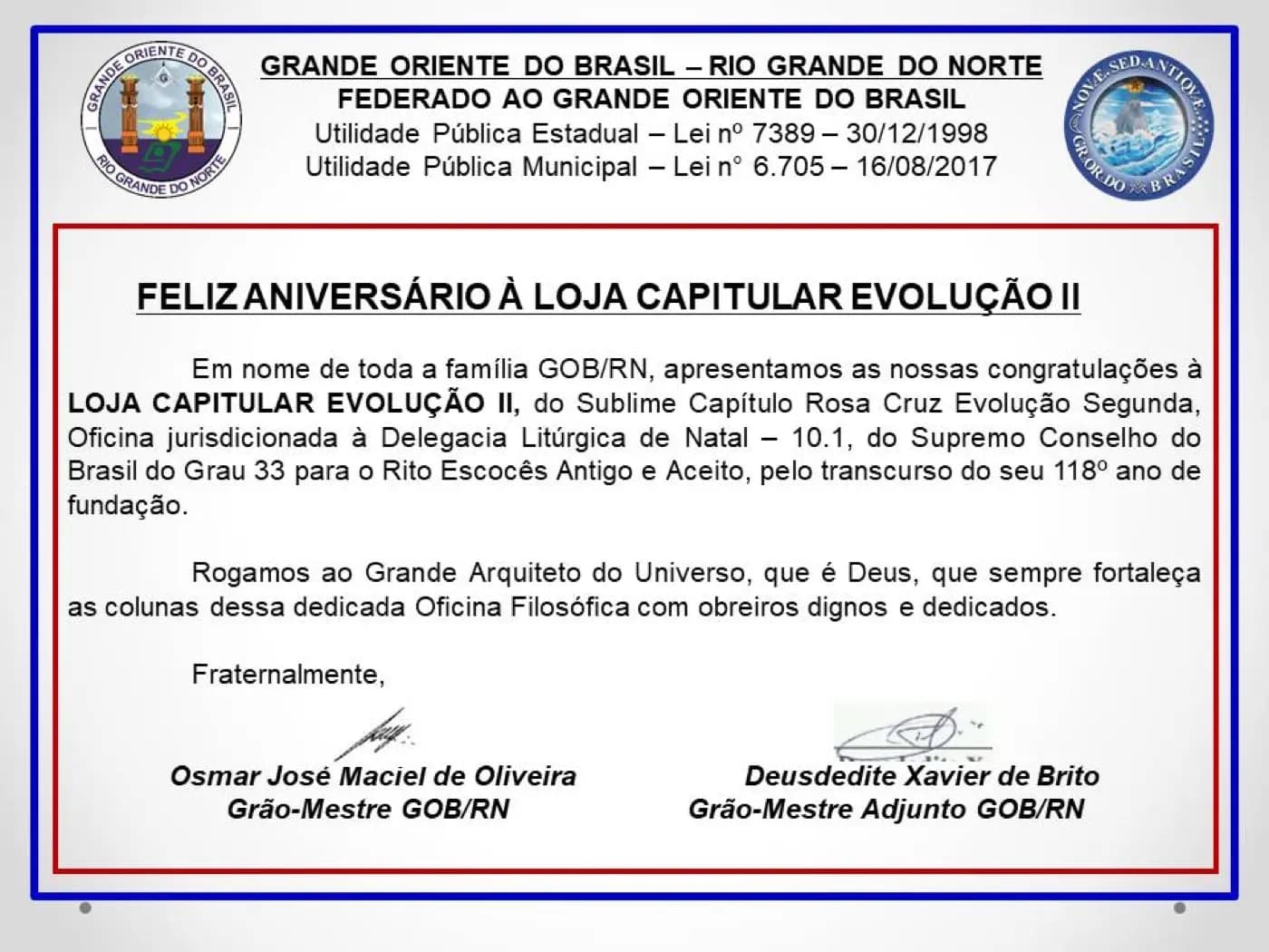 Registro fotográfico: FELIZ ANIVERSÁRIO