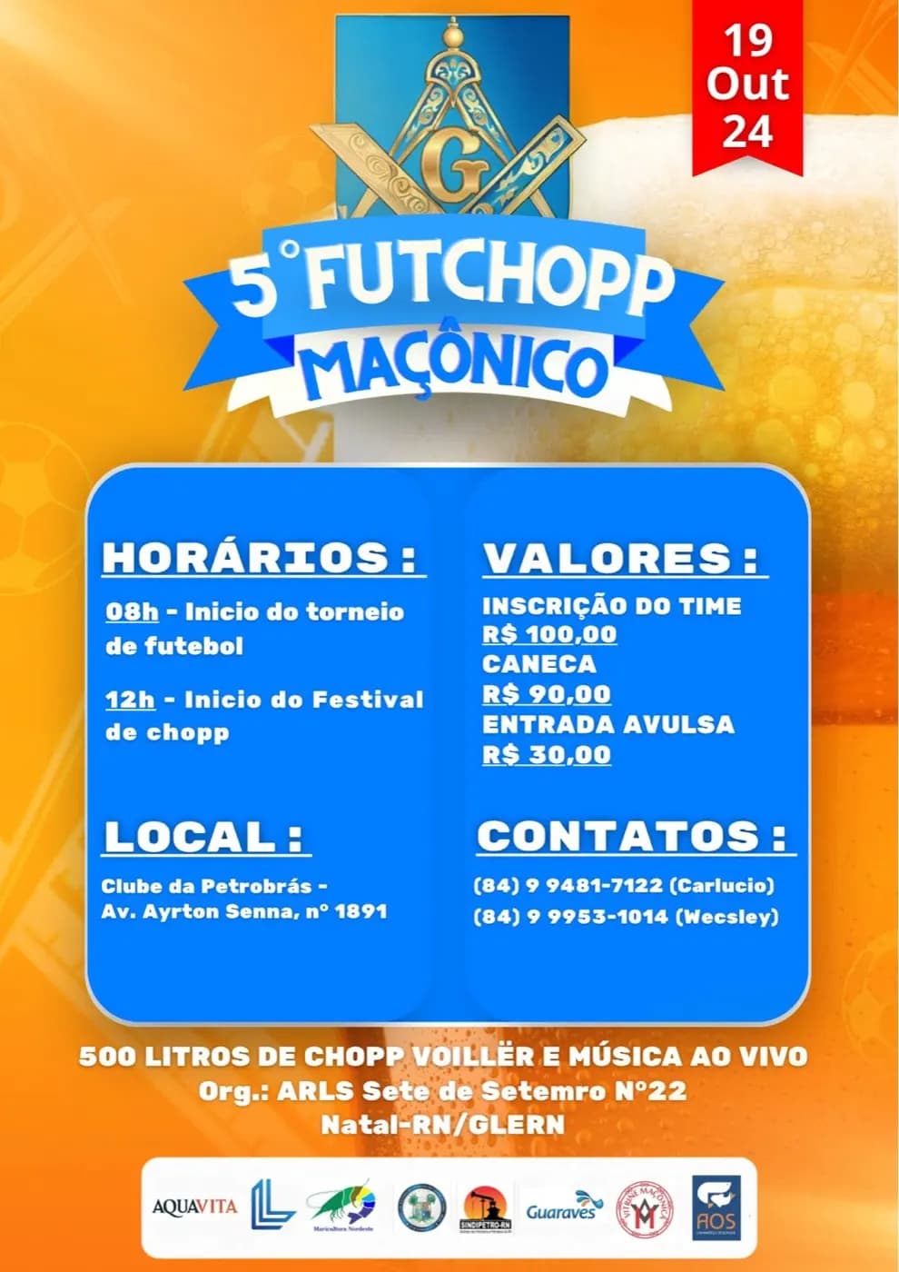 Registro fotográfico: 5 FUTCHOP MARÇONICO