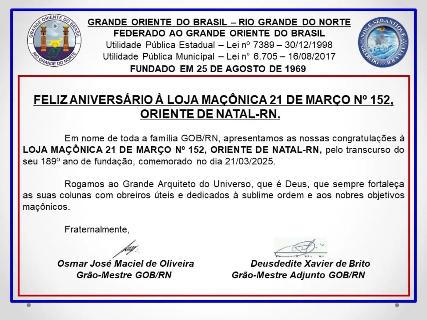 Registro fotográfico: FELIZ ANIVERSÁRIO
