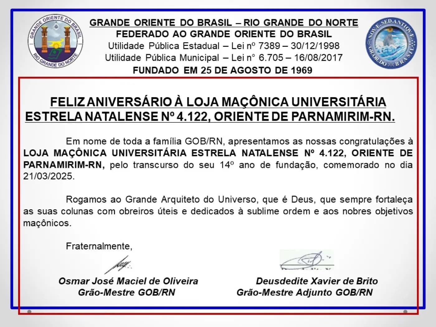 Registro fotográfico: FELIZ ANIVERSÁRIO