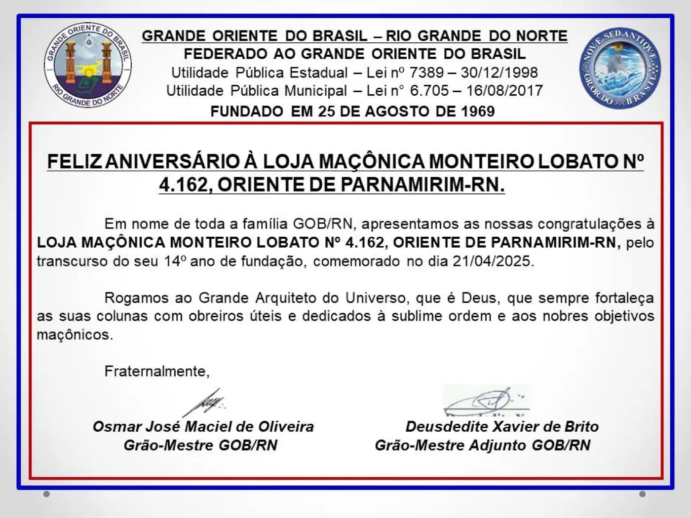 Registro fotográfico: FELIZ ANIVERSÁRIO