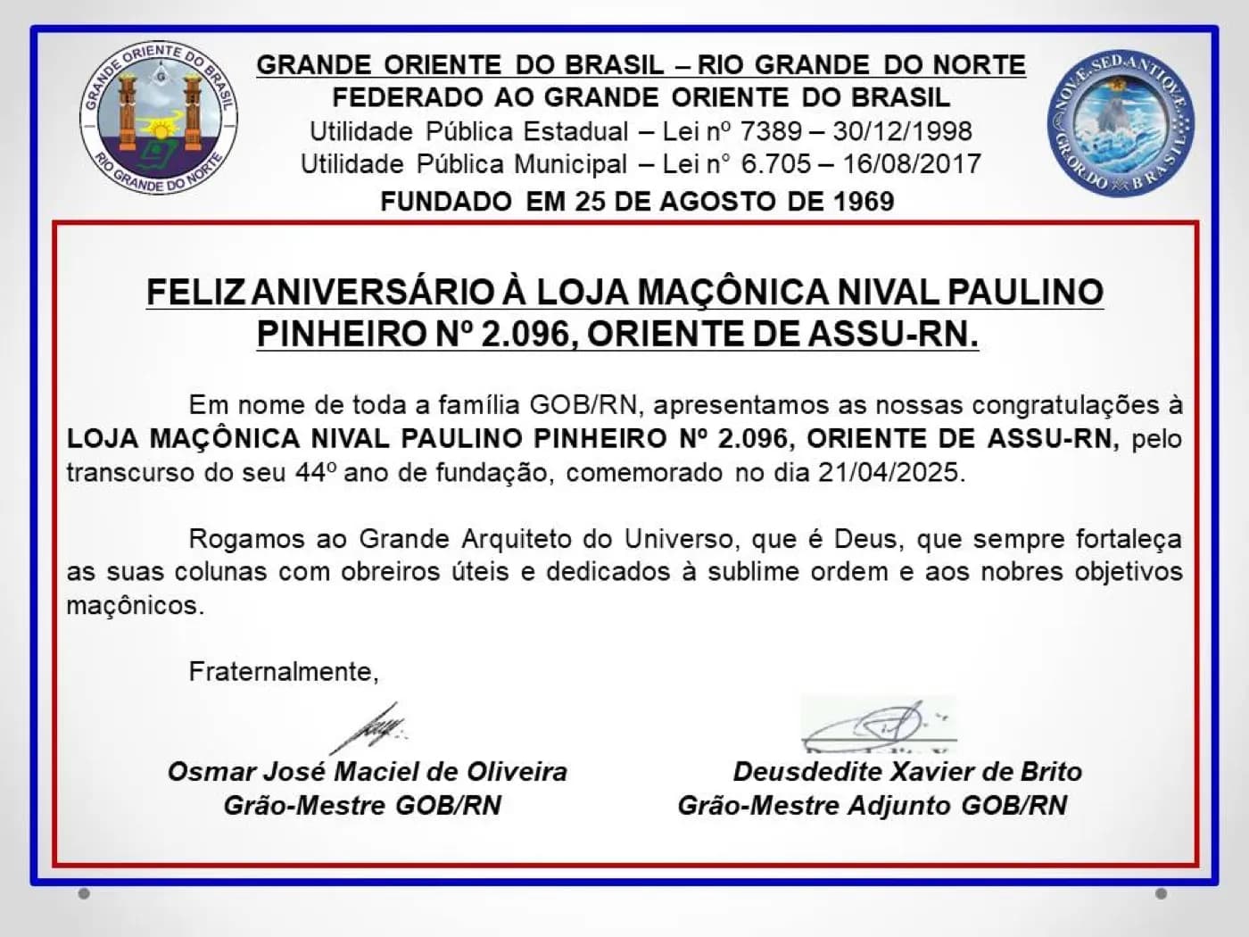 Registro fotográfico: FELIZ ANIVERSÁRIO
