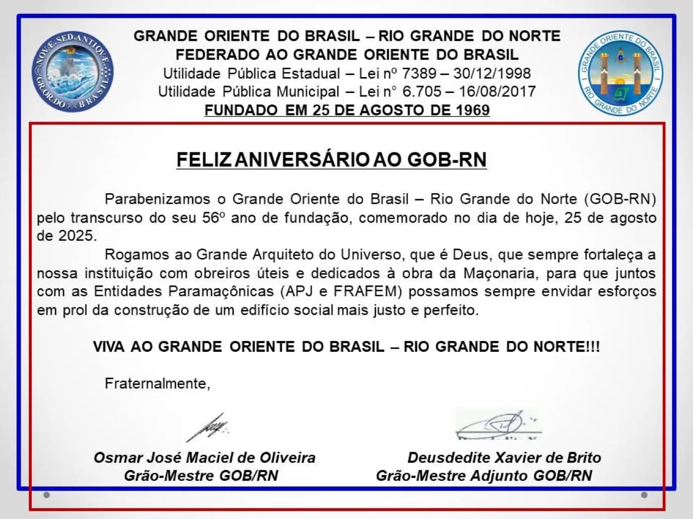Registro fotográfico: FELIZ ANIVERSÁRIO