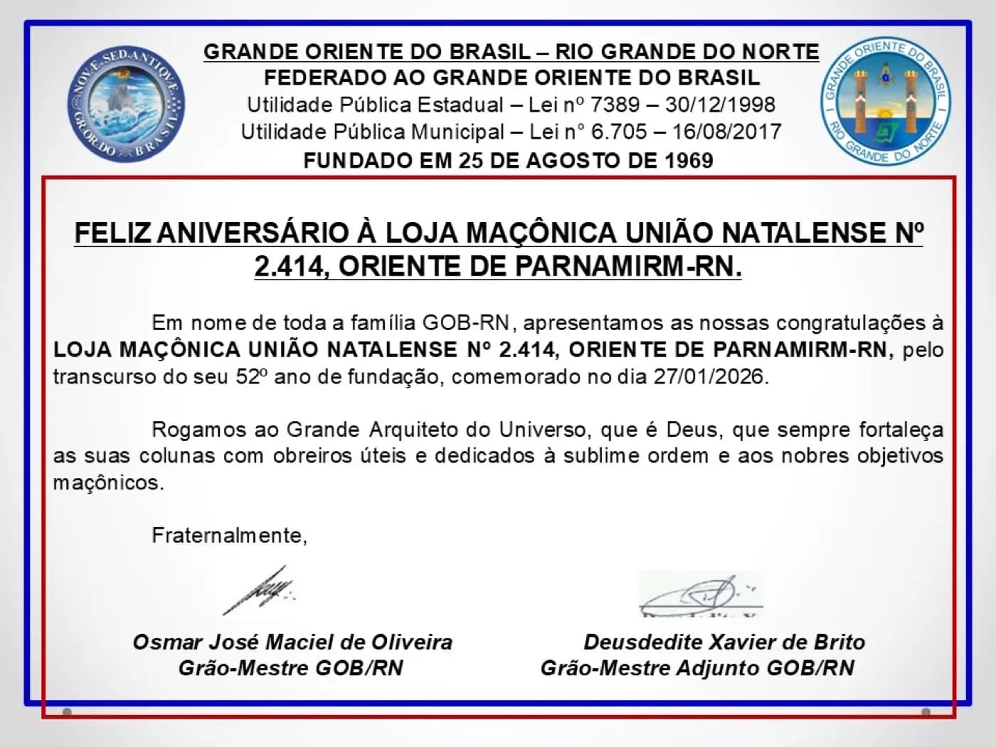 Registro fotográfico: FELIZ ANIVERSÁRIO
