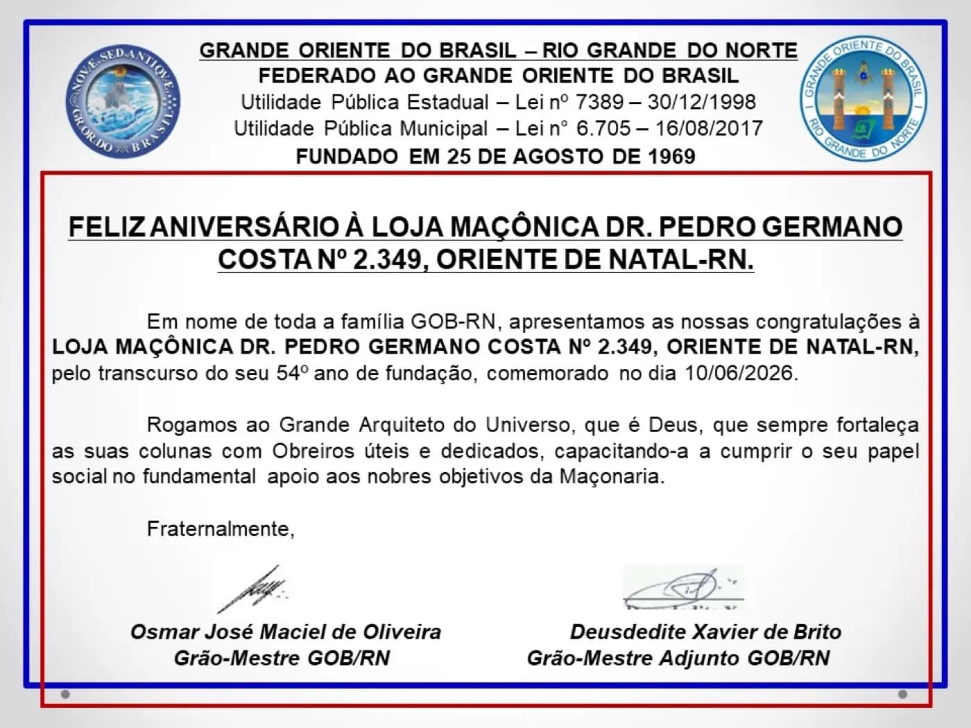 Registro fotográfico: FELIZ ANIVERSÁRIO