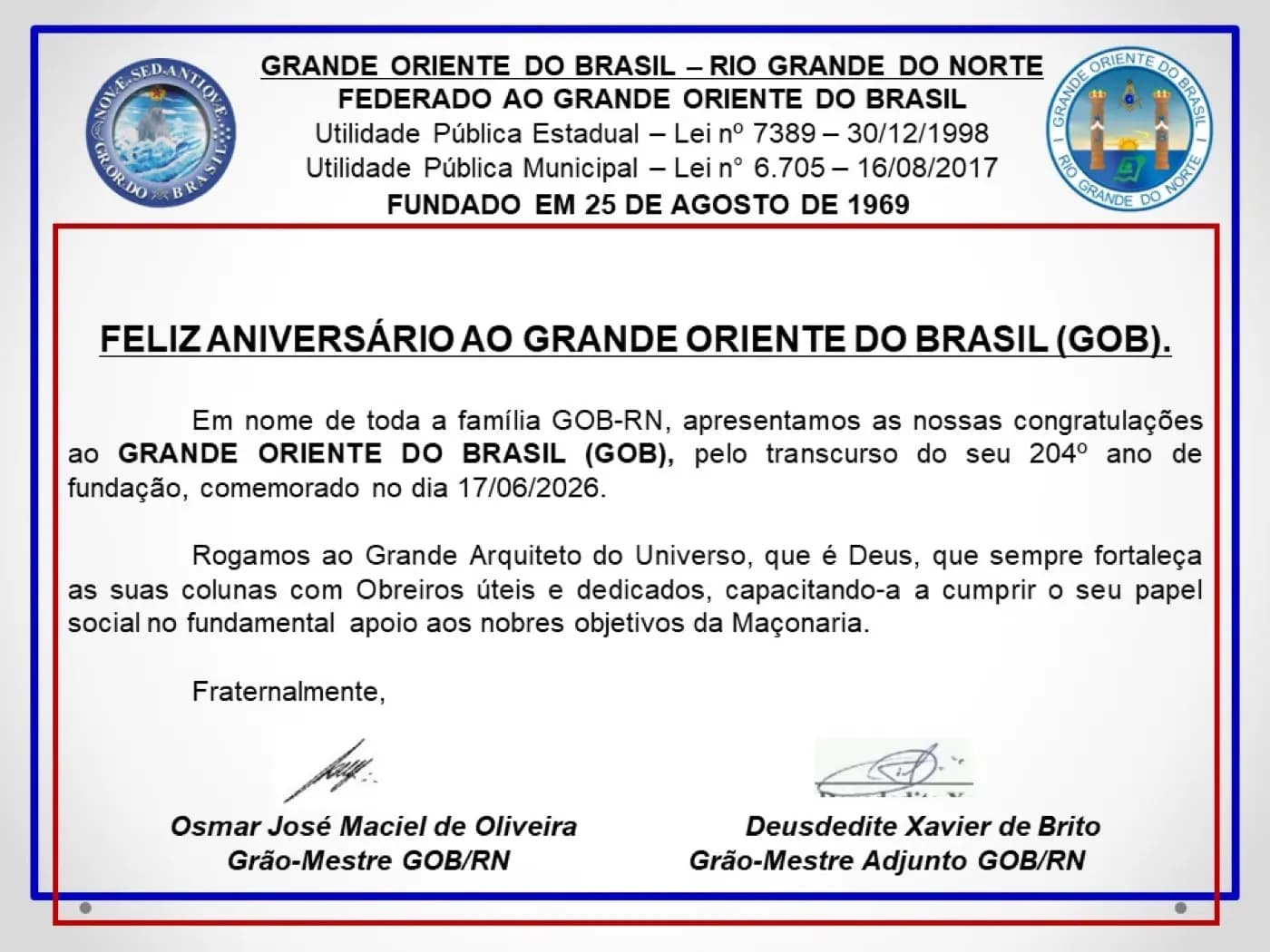 Registro fotográfico: FELIZ ANIVERSÁRIO